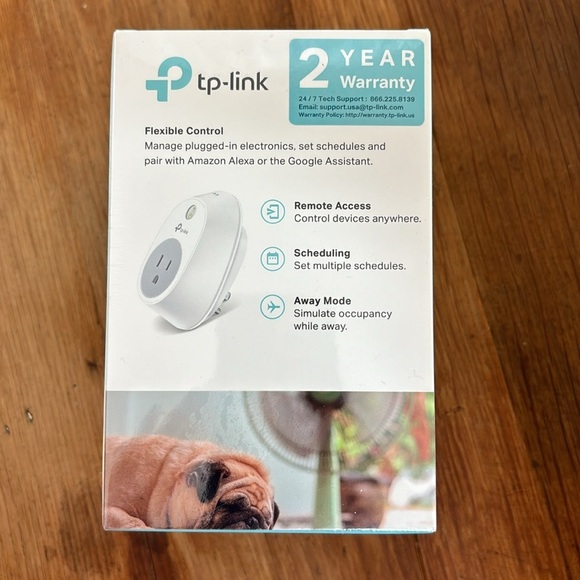 NIB Kasa Smart HS100 WiFi Smart Plug, Classic 1-Pack, White - Picture 6 of 10